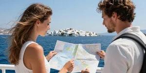carte cyclade grece